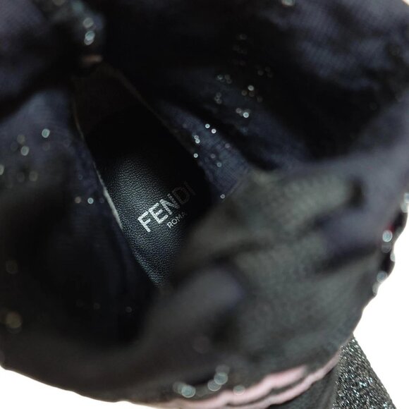 Fendi Glitter Sock Boots Heels, 37 / 6.5 - Picture 5 of 6
